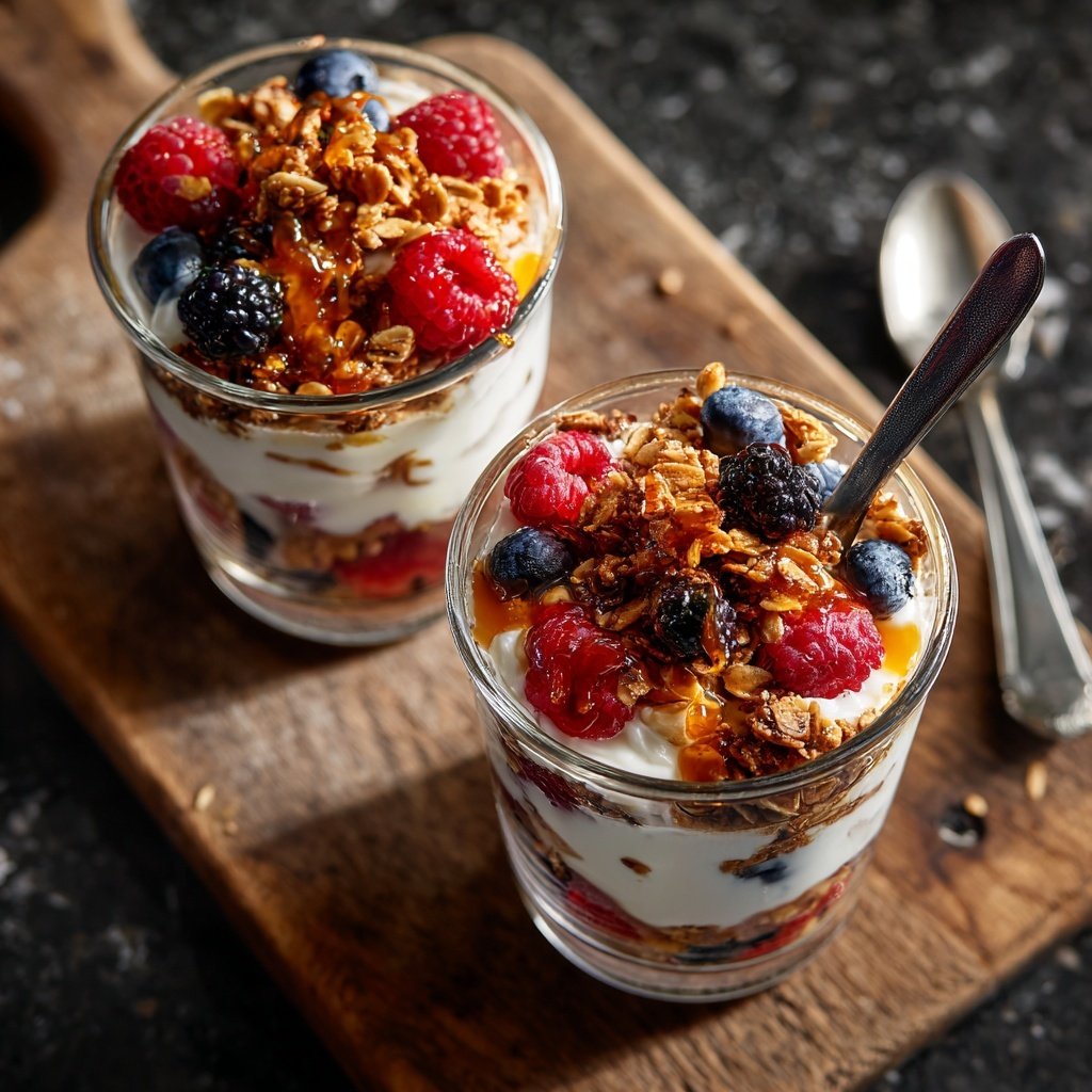 Healthy Yogurt Granola Snack Cups
