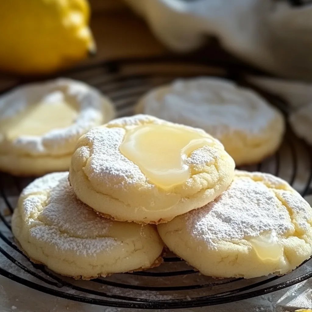 Soft & Chewy Lemon Cookies