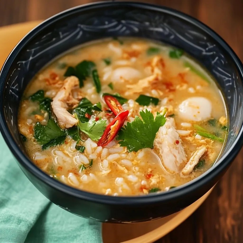 Thai Breakfast Rice Soup