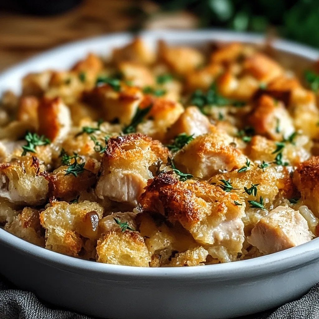 Easy Chicken & Stuffing Casserole – Comfort Food Favorite!