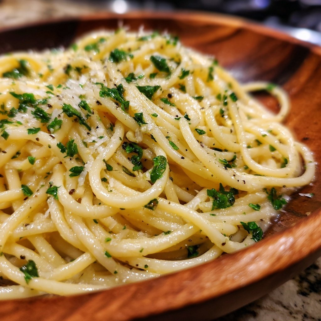 Quick & Easy 15-Minute Garlic Pasta