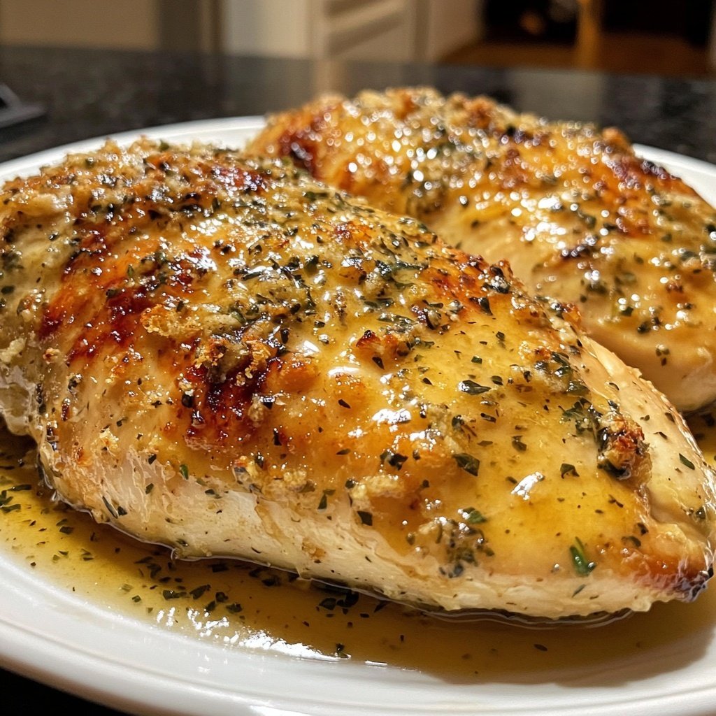 Baked Chicken Breast with Garlic Butter
