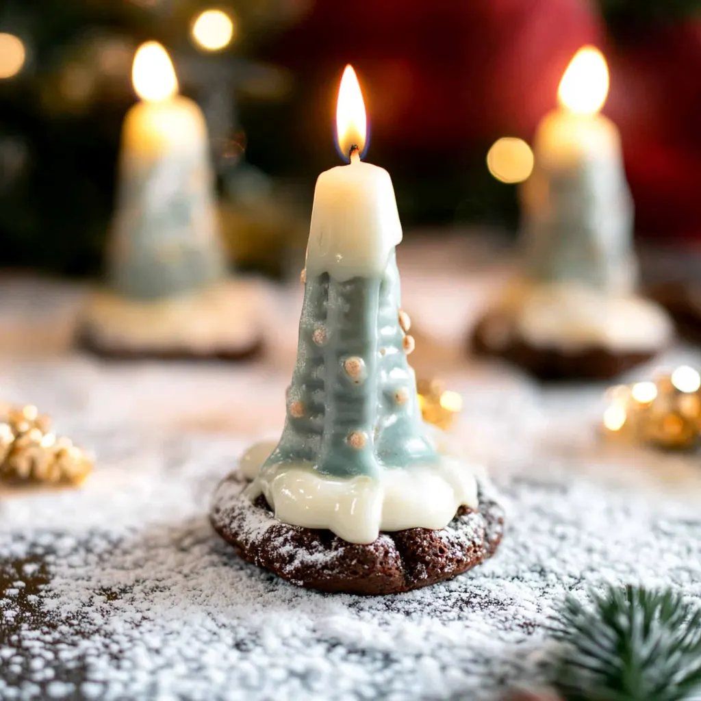 Edible Christmas Candles