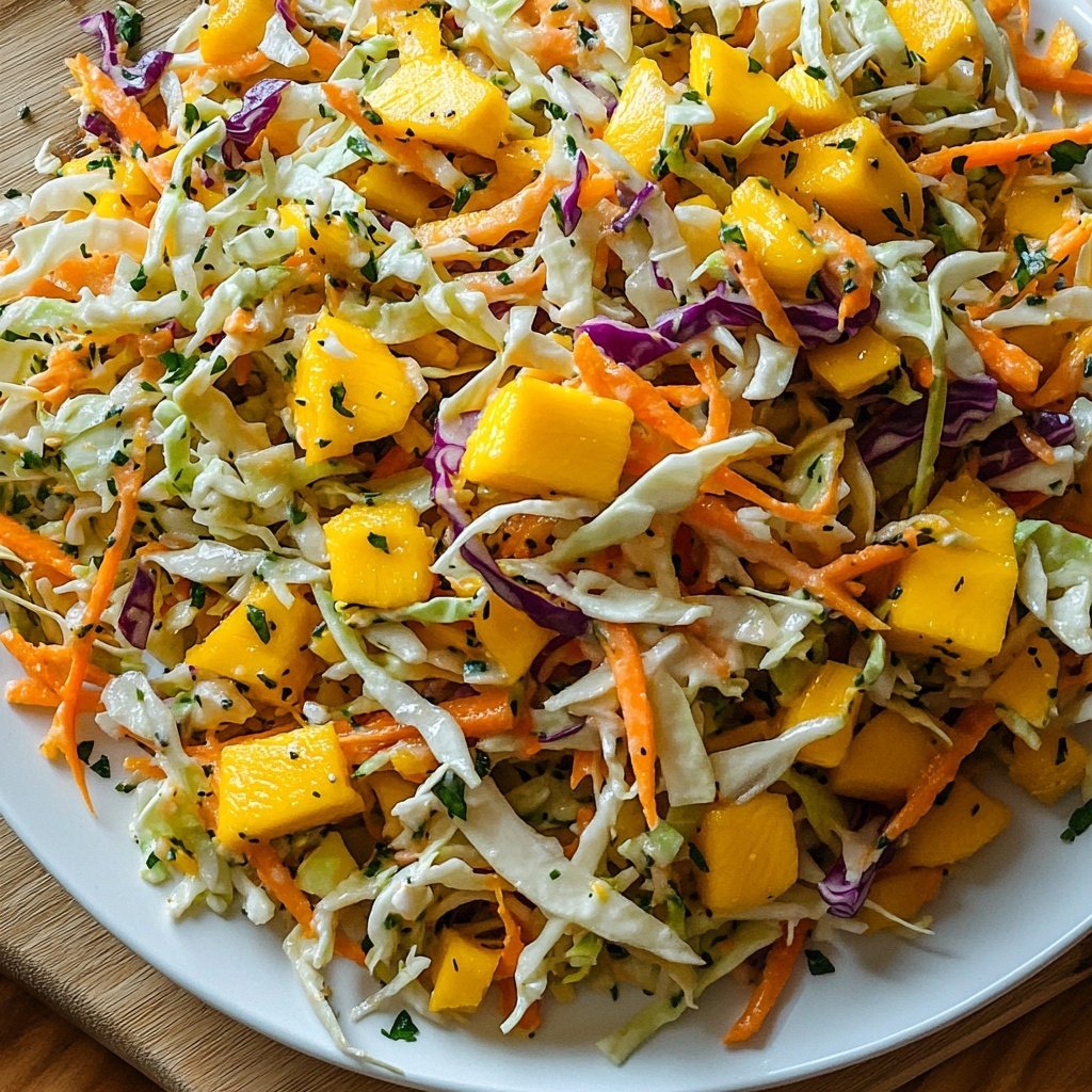 Jamaican Mango Slaw