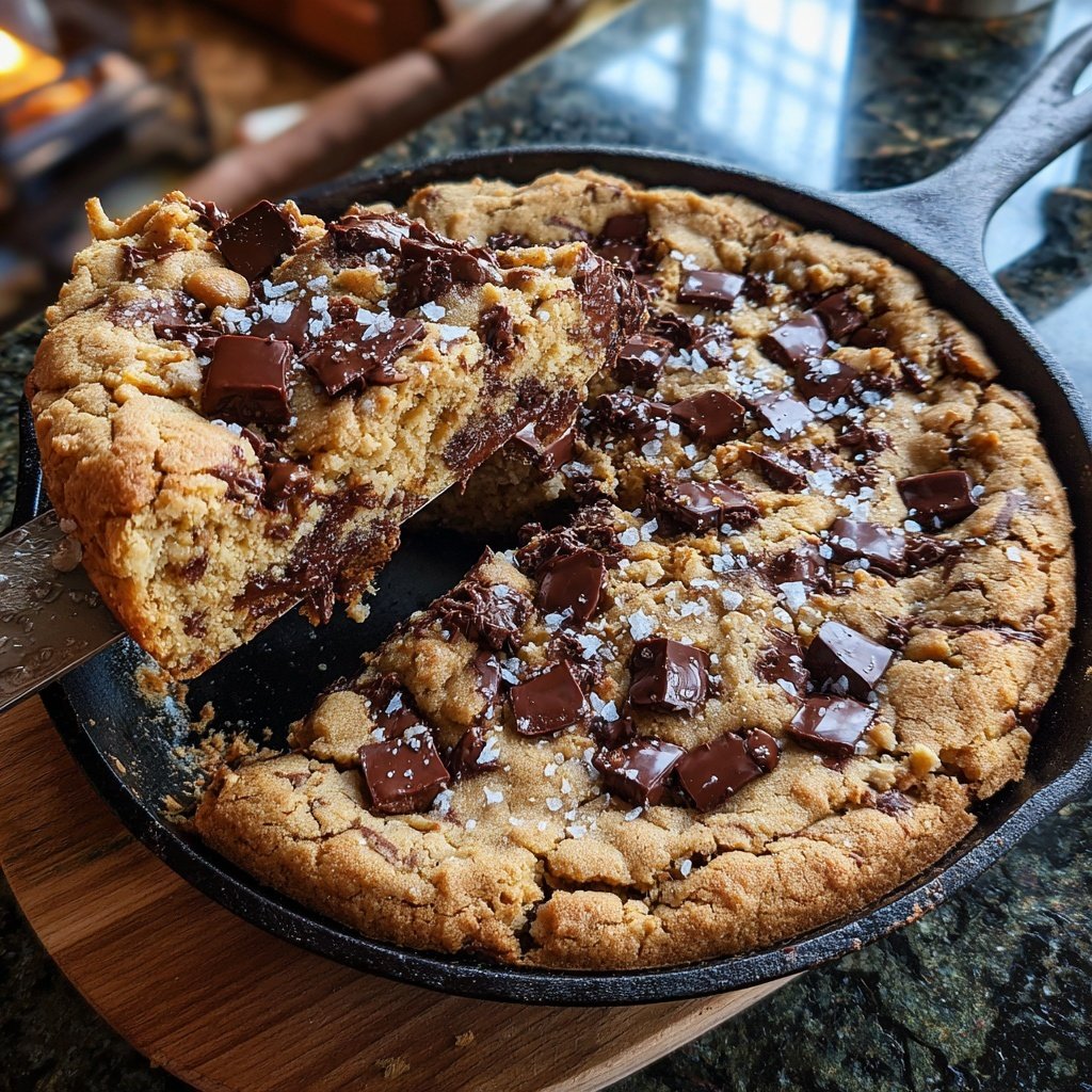 Chocolate Chip Skillet Cookie