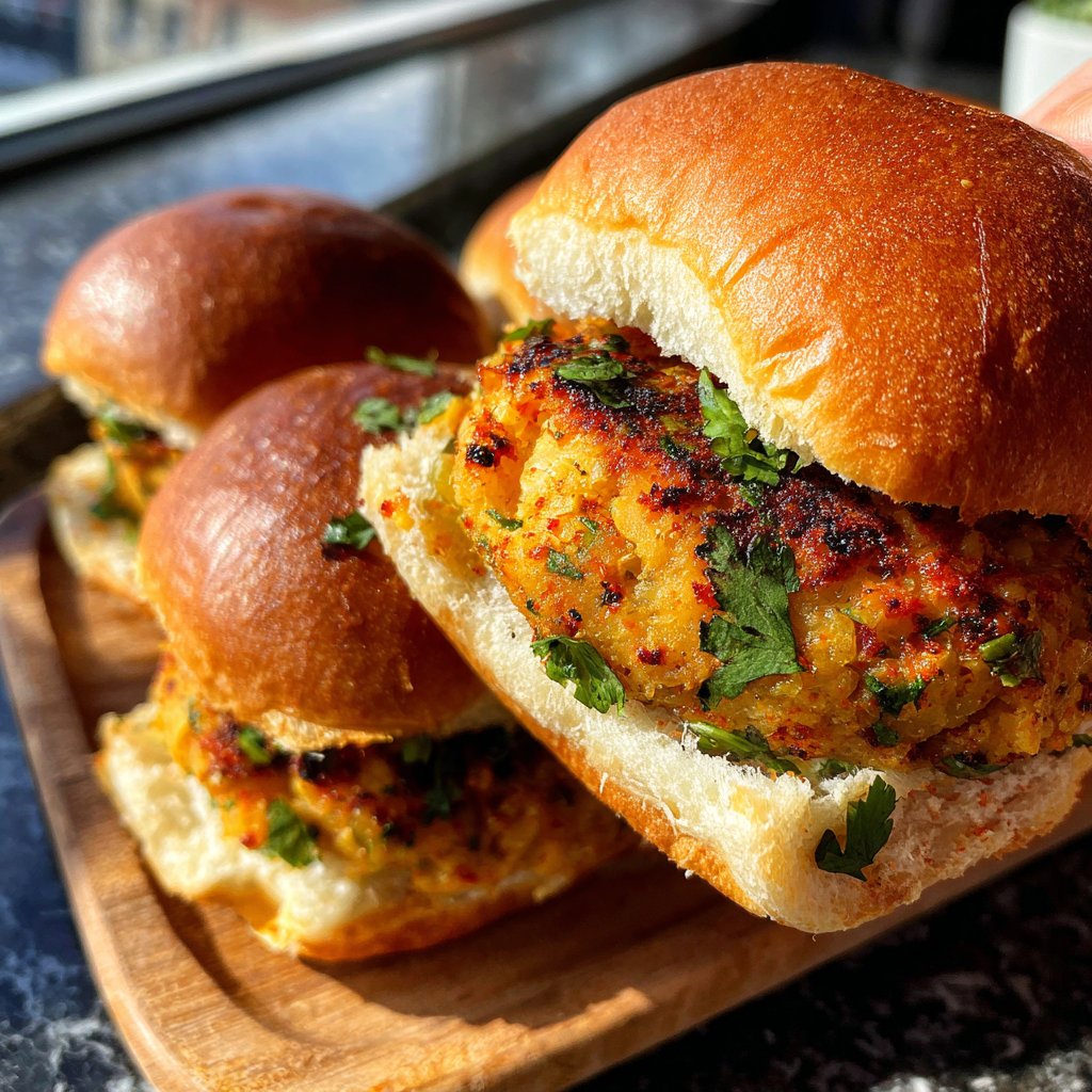 Spicy Chickpea Sliders
