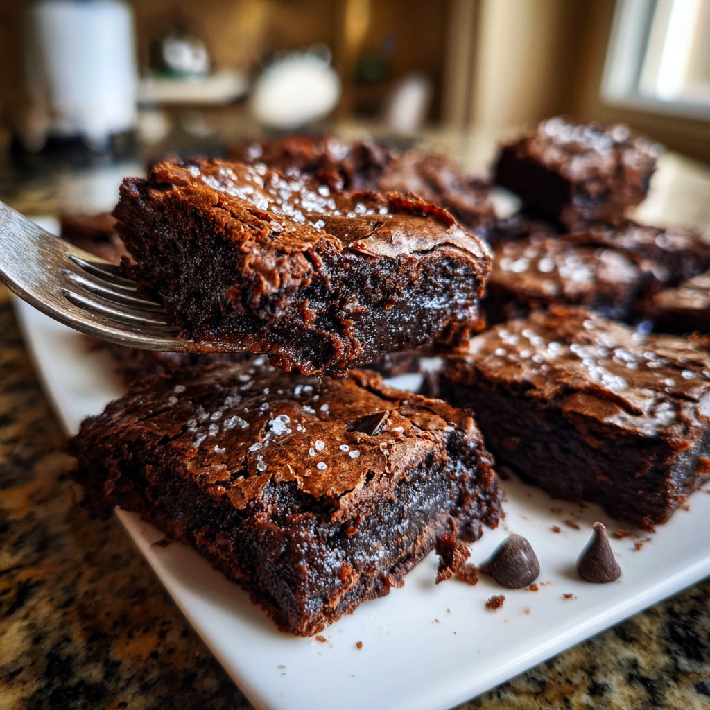 Fudgy Sourdough Discard Brownies