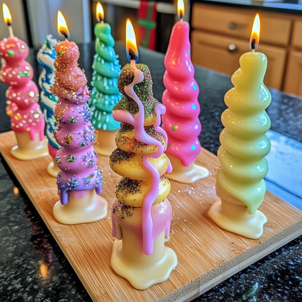 Edible Christmas Candles
