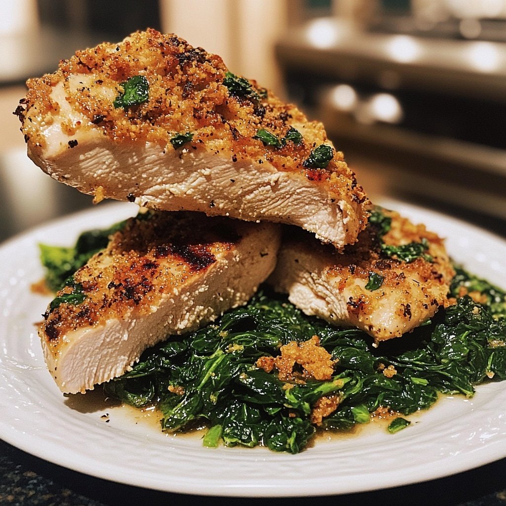 Chicken Breast with Spinach
