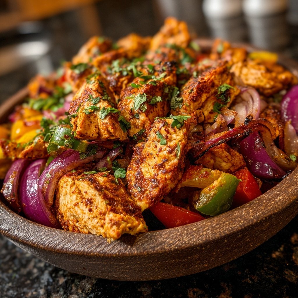 Spicy Crockpot Chicken Shawarma Bowls
