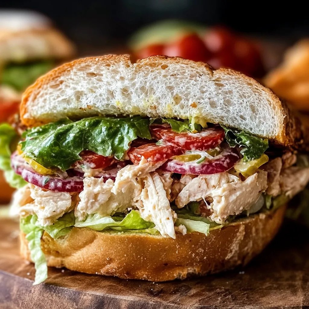 Italian Grinder Salad Sandwich