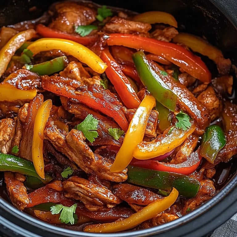 Easy Crockpot Fajitas