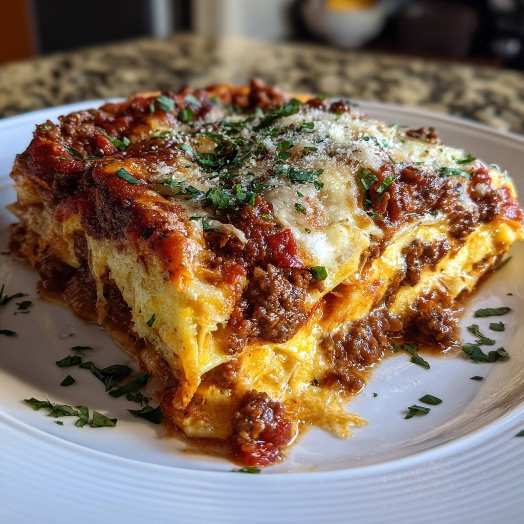 Ground Beef Lasagna
