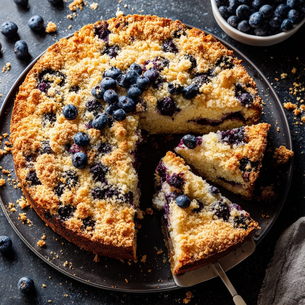 Lemon Blueberry Coffee Cake