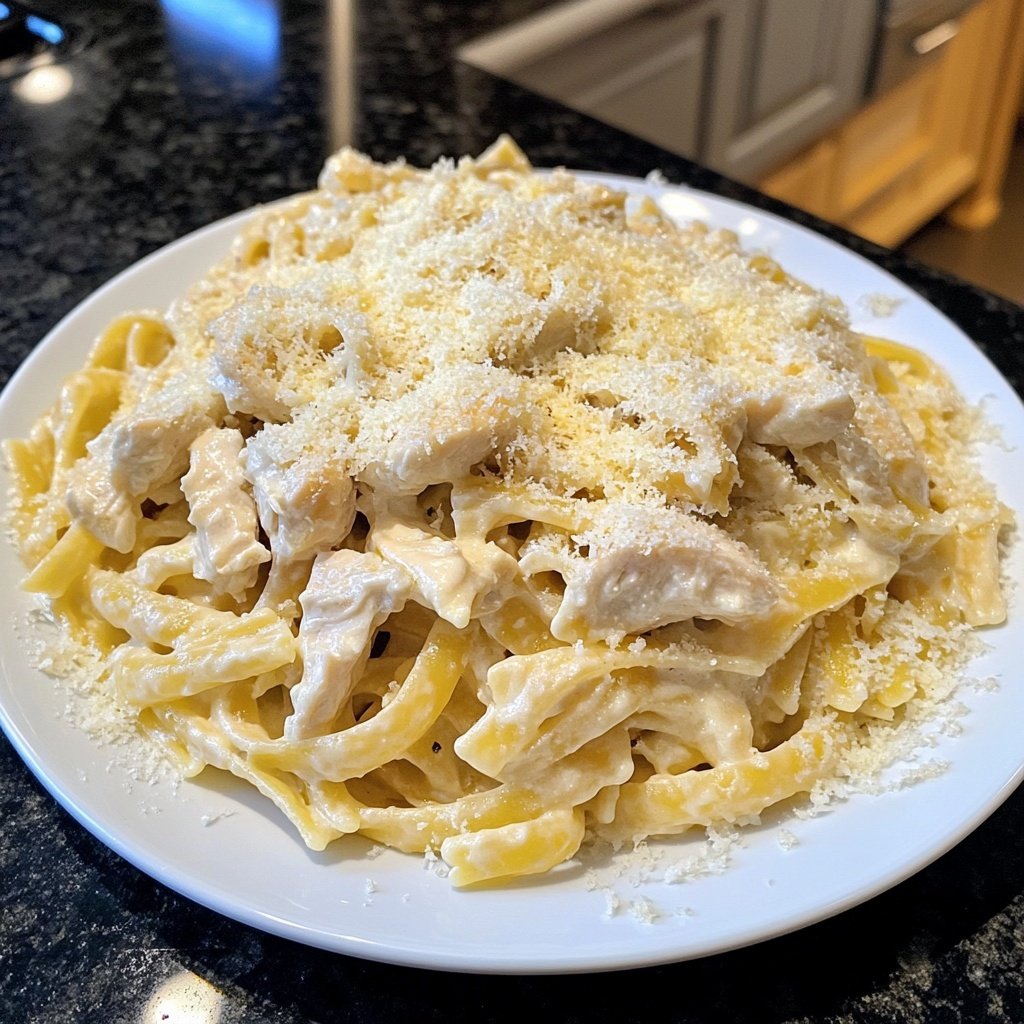 Easy Parmesan Chicken Pasta