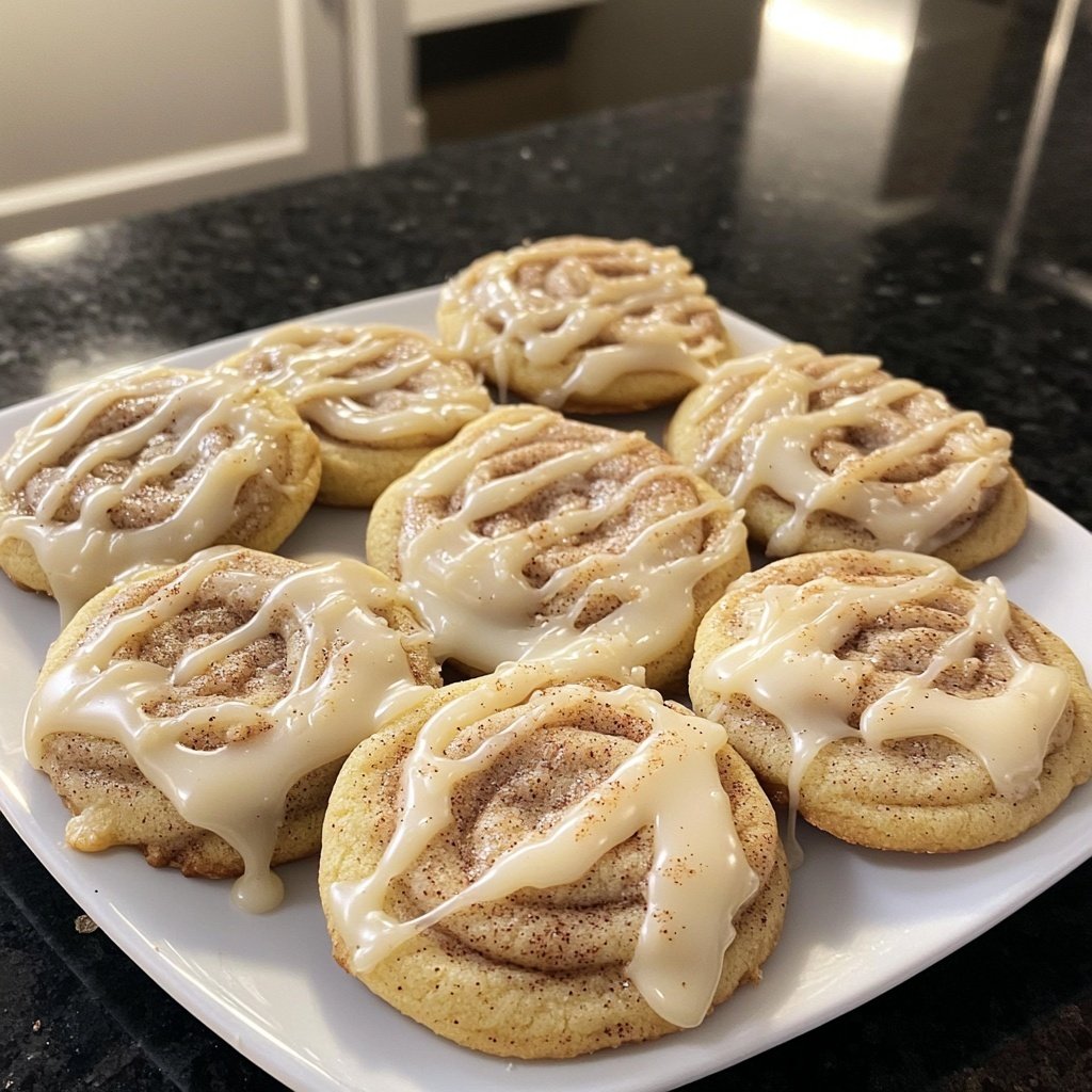 Soft and Chewy Cinnamon Roll Sugar Cookies