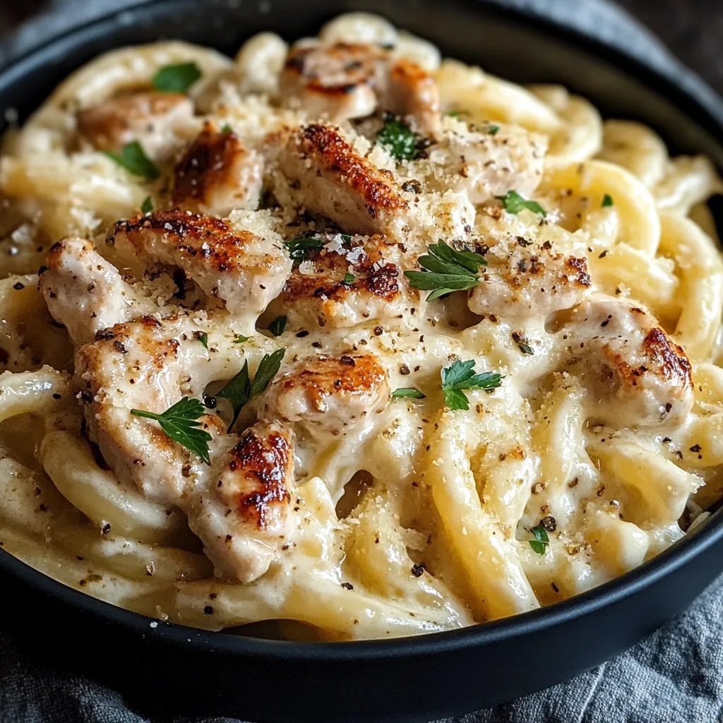 Easy Parmesan Chicken Pasta