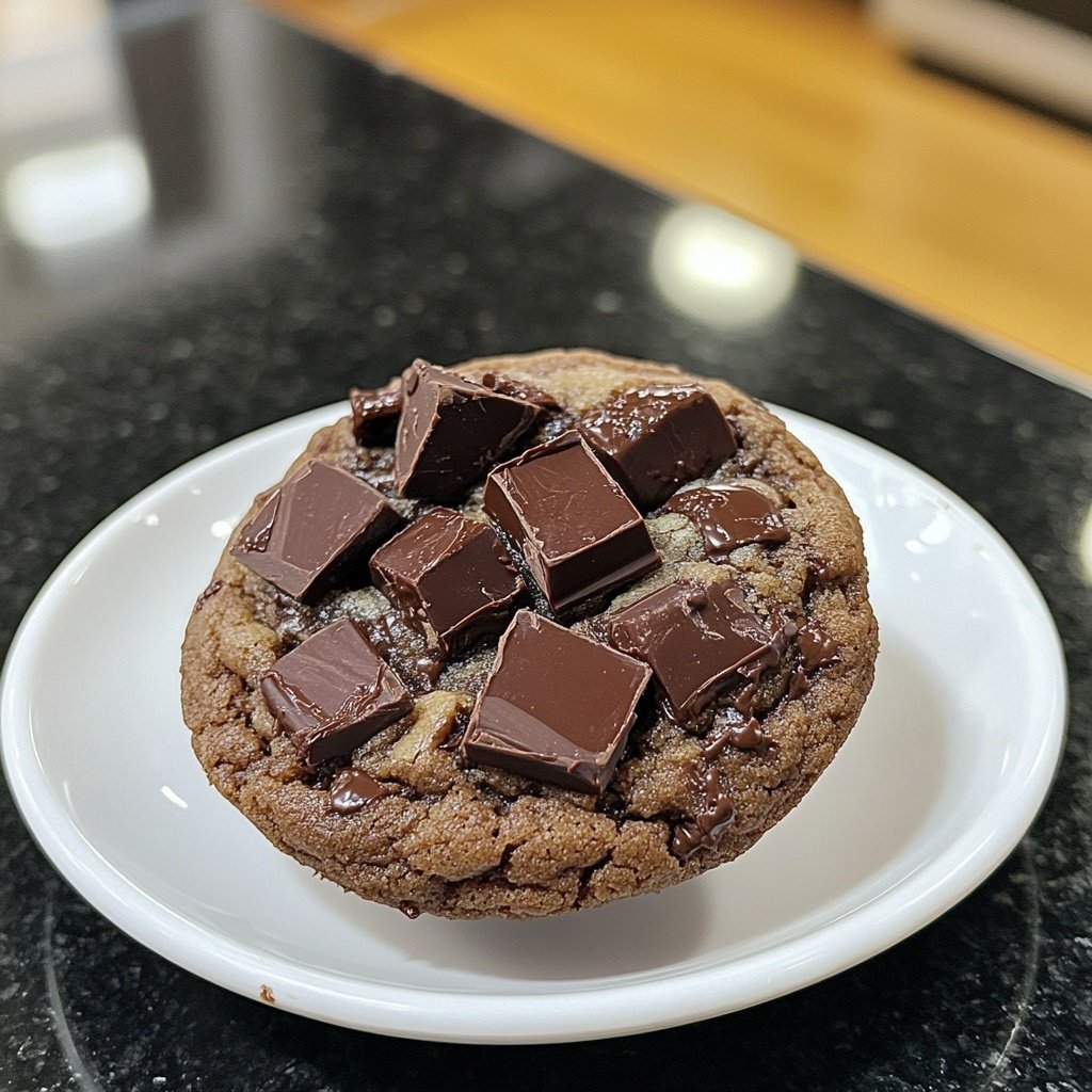 Single Serve Double Chocolate Cookie
