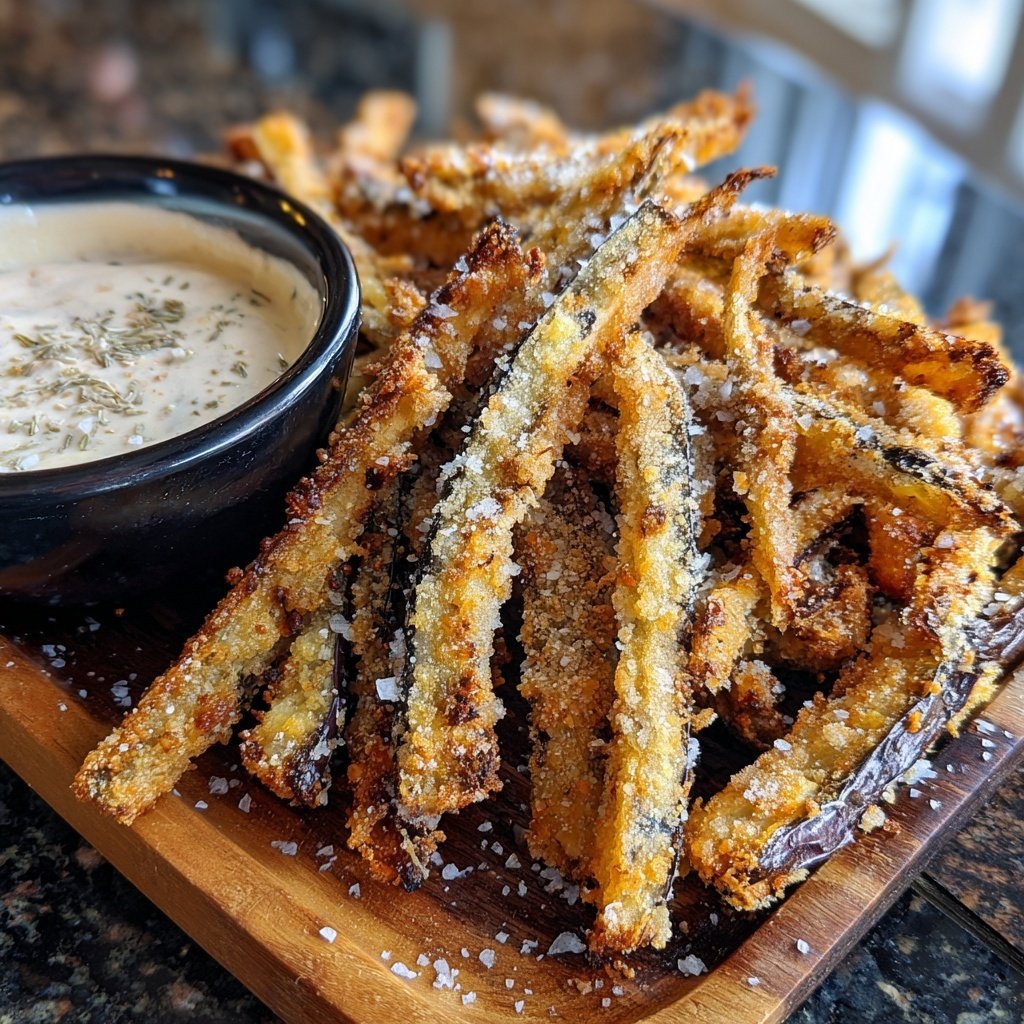 Crispy Eggplant Veggie Fries