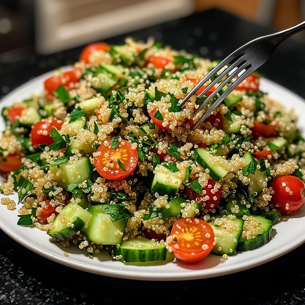 Easy Quinoa Salad Lunch