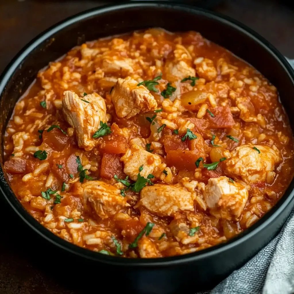 Slow Cooker Chicken Jambalaya