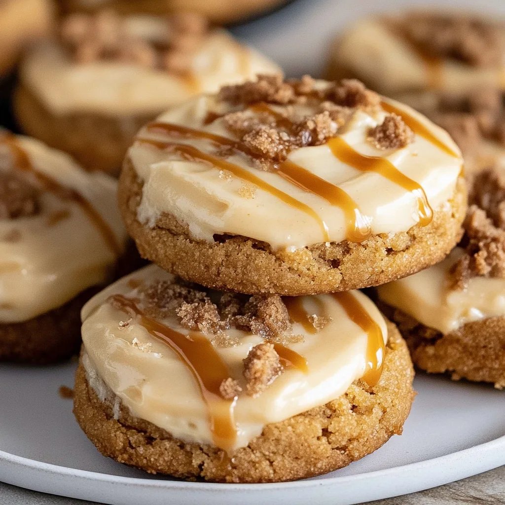 Copycat Crumbl Salted Caramel Cheesecake Cookies