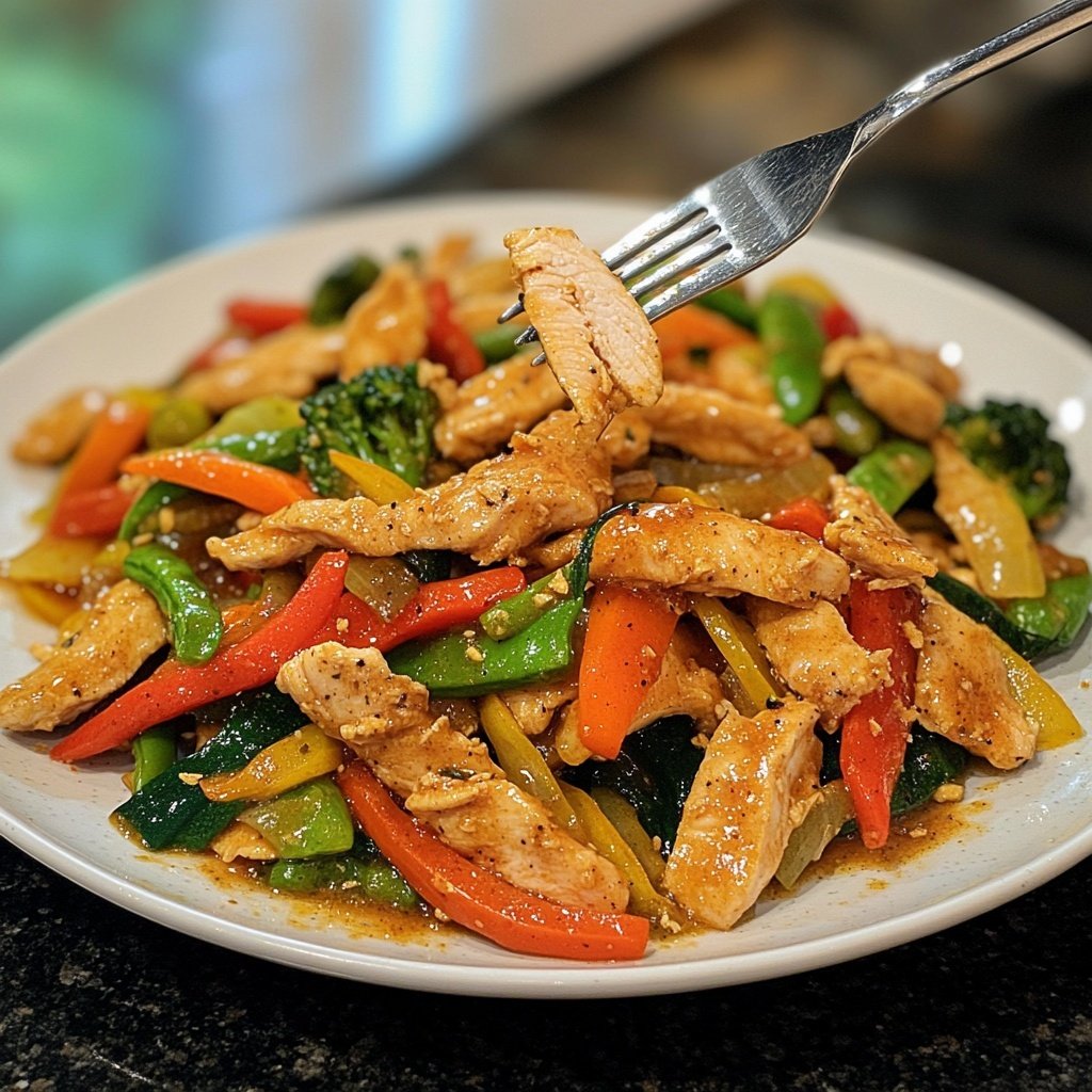 High Protein Chicken Stir Fry